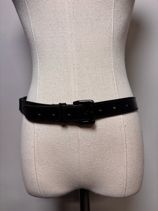 Women's Leather Burberry 26"-33" Black Pre-owned Belt