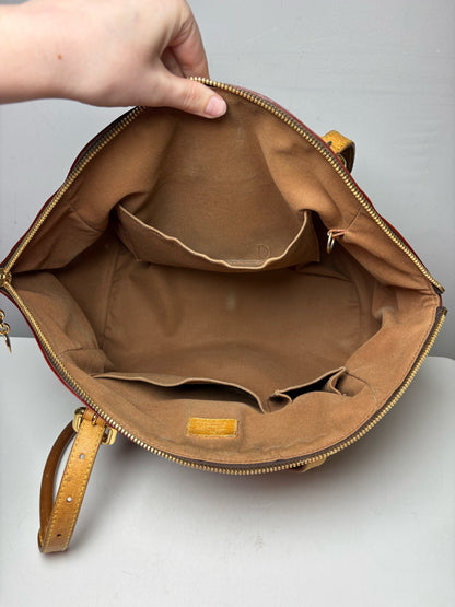 Women's Louis Vuitton Tivoli GM 2007 Monogram Coated Canvas Vachetta Leather Pre-Owned Tote Purse - VIDA STYLE SHOP