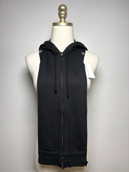 One Size Women's One Size Veronica Beard Black Pure Cotton Hooded Pre-Owned Dickey Insert