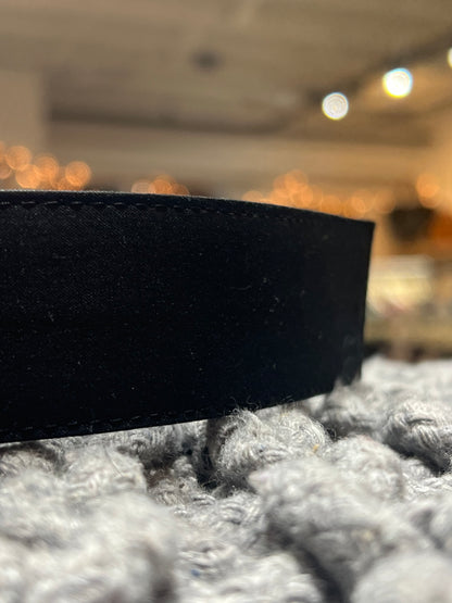 Prada Black Nylon Silver-tone Buckle Belt Size S