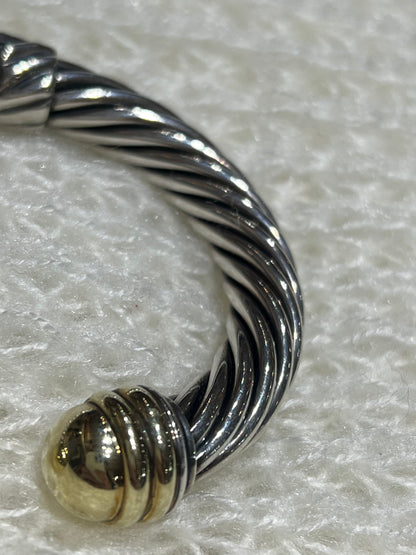 David Yurman 14K Gold Sterling Silver Classic Cable Bracelet